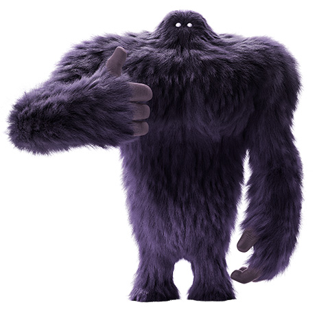 Monster giving the thumbs up - MonsterGov about us